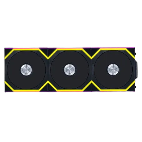 Lian-Li UNI FAN SL ARGB PWM - Pack de 3 120mm - Noir - REVERSE — vue 1