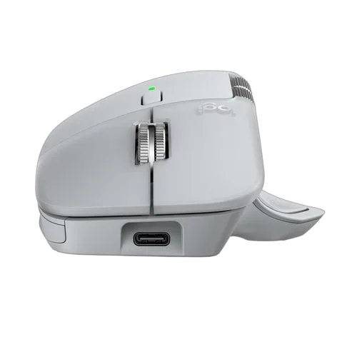 Logitech MX MASTER 4 PALE GRAY — vue 3