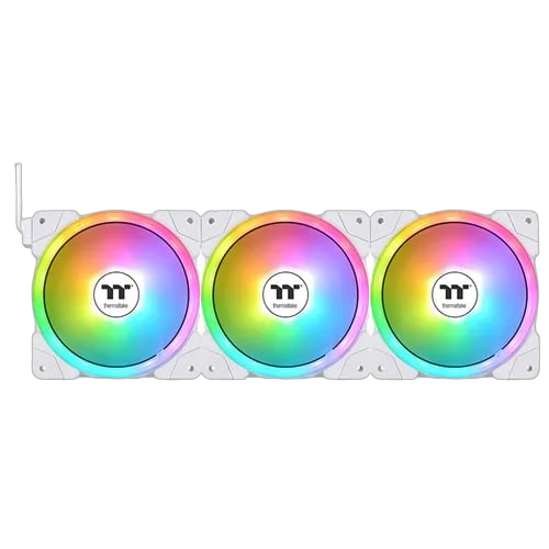 Thermaltake SWAFAN EX12 ARGB (Pack 3x120mm) - Blanc — vue 3