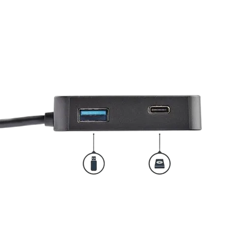 StarTech Multiport Adapter USB C HDMI PD 1x USBA — vue 5