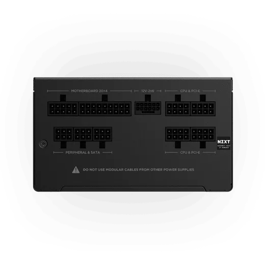 NZXT ATX 750W - 80+ Gold - C750 Gold Core Noir — vue 3