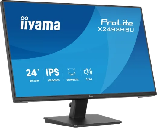 Iiyama X2493HSU-B1 - 23.8" FHD 120Hz IPS 1ms HP USB HUB — vue 3