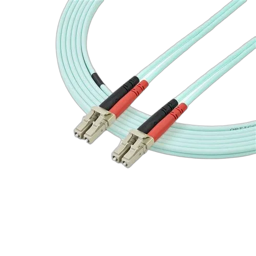 StarTech 3m Aqua MM 50/125 OM4 Fiber Optic Cable — vue 3