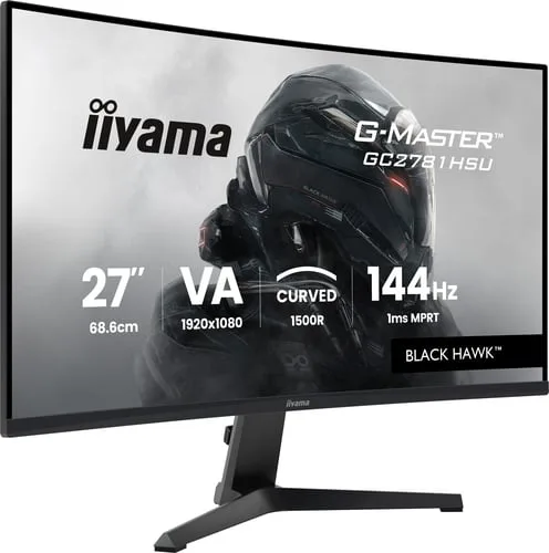 Iiyama G-Master GC2781HSU-B1 - 27" CURVE FHD 144Hz VA 1ms FreeSync — vue 2