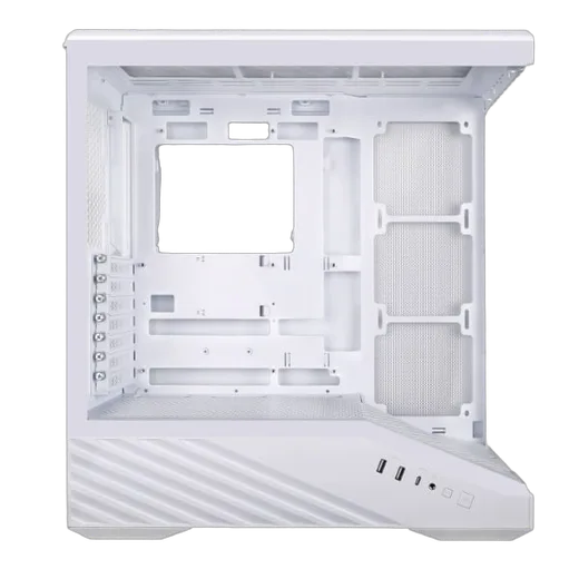 Lian-Li Vector V100 RGB Blanc - MT/Sans Alim/E-ATX — vue 3