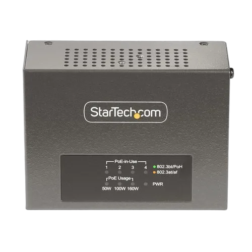 StarTech 4-PORT POE+/POE++ INJECTOR - — vue 5
