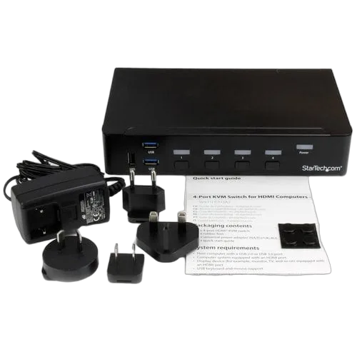 StarTech 4-Port HDMI KVM Switch - USB 3.0 - 1080p — vue 6