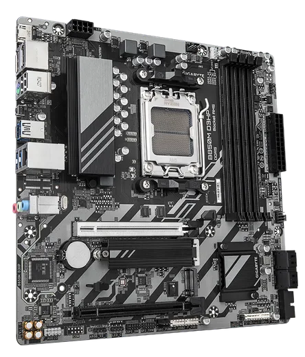 Gigabyte B850M D3HP — vue 3