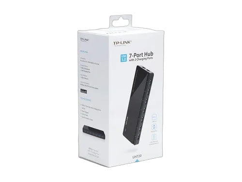 TP-Link USB 3.0 7-Port Hub 2 Charging Ports — vue 4