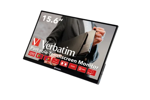 Verbatim PMT-15 - Moniteur tactile portable 15,6" — vue 1