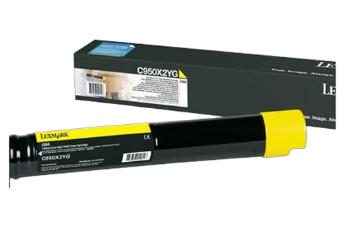 Lexmark - Jaune - C950X2YG — vue 1