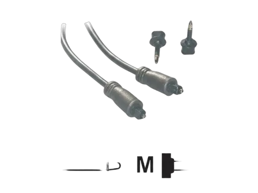 MCL Samar Câble audio optique Toslink mâle/mâle - 2m - Noir — vue 1