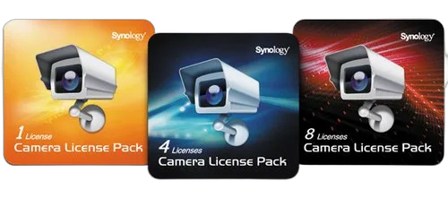 Synology Pack 4 licences pour caméras — vue 1