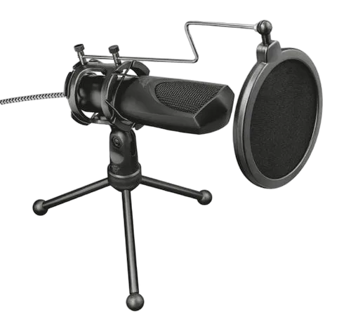 Microphone Streaming Mantis - Noir/USB/Trépied