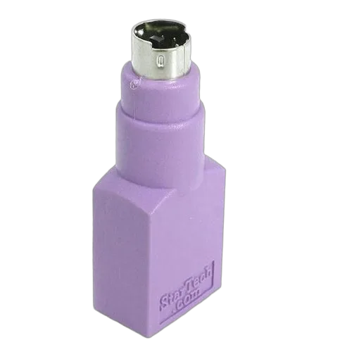 StarTech Adaptateur Clavier USB vers PS/2 - USB A Femelle - PS/2 Mâle Violet — vue 1