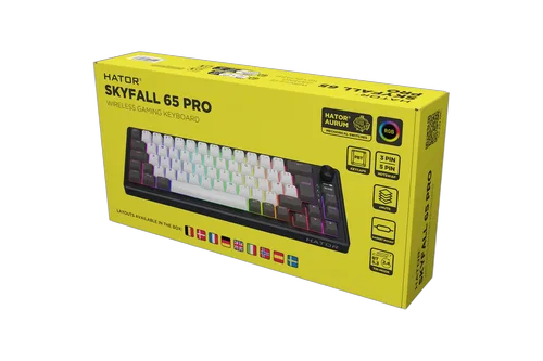 Hator Skyfall 65 Pro Wireless - Mécanique - Sans-Fil - RGB - Gris/Noir — vue 7