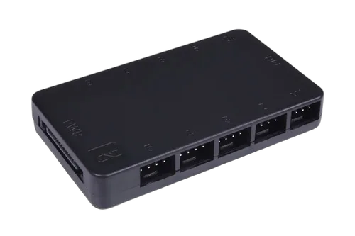 Alphacool Core 10x 4-Pin PWM splitter with SATA — vue 1