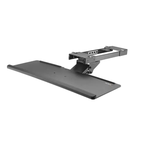 StarTech Support pour clavier informatique sous-bureau - Tiroir pour clavier adjustable Noir — vue 1
