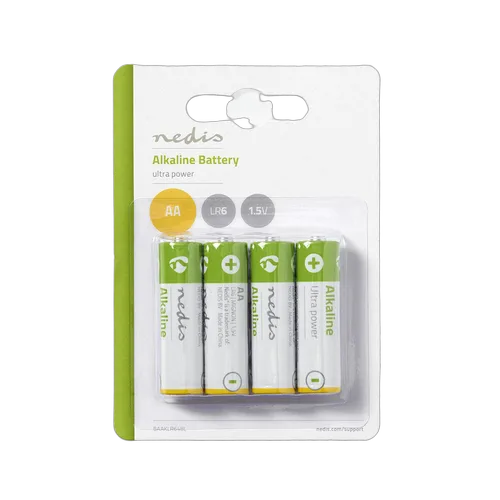 Nedis Piles Alcalines AA - Pack de 4 — vue 2