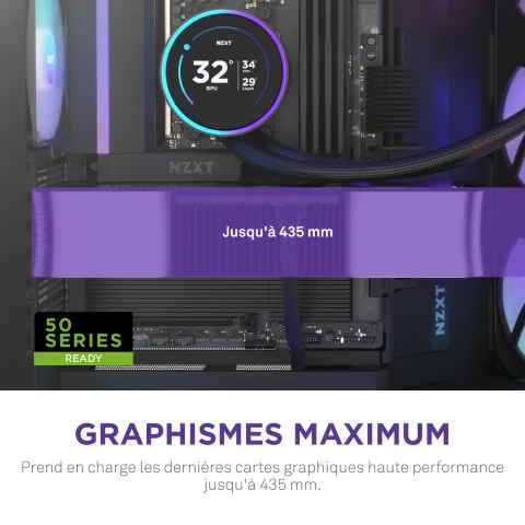 NZXT H9 Flow RGB Noir - MT/Sans Alim/E-ATX — vue 11