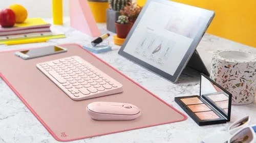 Logitech Desk Mat Studio Series Gris — vue 8