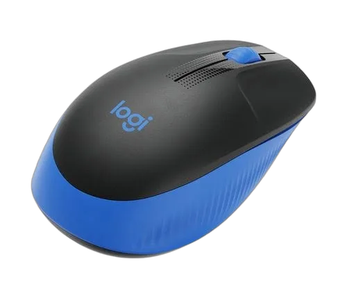 Logitech M190 Full-size wireless mouse - BLUE — vue 4