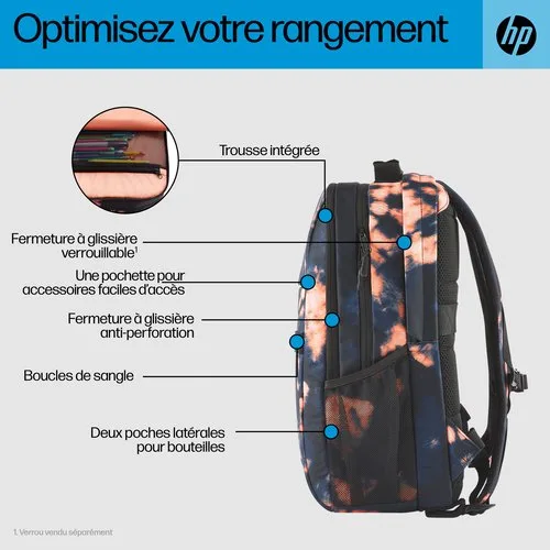 HP Campus XL Tie dye Backpack — vue 3