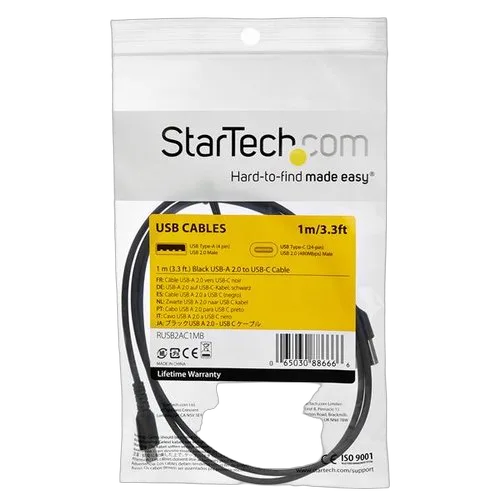StarTech Cable - Black USB C Cable 1m — vue 4