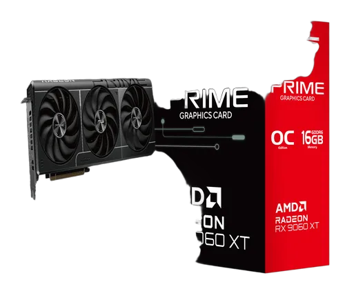 Asus Prime Radeon RX 9060 XT 16GB GDDR6 OC Edition — vue 10