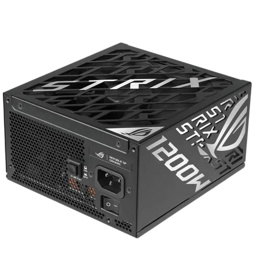 Asus ATX 1200W - 80+ Platinum - ROG STRIX 1200P Gaming Noir — vue 3