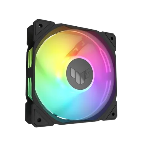 Asus TUF GAMING - TR120 Fan ARGB REVERSE 3en1 - Noir — vue 3