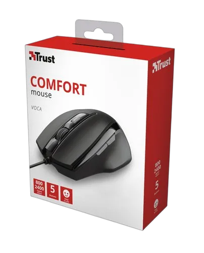 Trust VOCA COMFORTABLE WIRED MOUSE - — vue 5