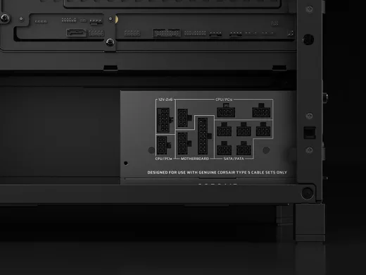 Corsair ATX 1000W - 80+ Gold - RM1000x Shift Noir — vue 13