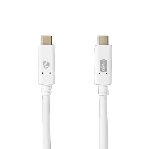 Câble USB-C 3.2 Gen2/100W/1m/Blanc