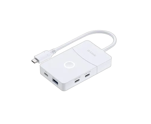 D-Link 5-IN-1 USB-C HUB WITH WIRELESS — vue 3