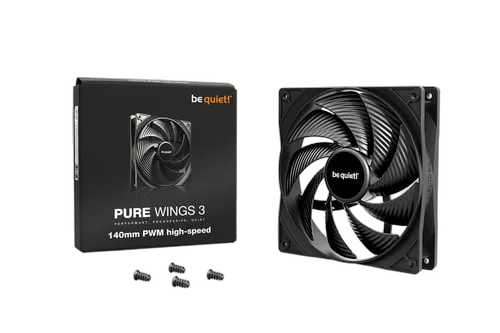 be quiet! Pure Wings 3 PWM High-speed - 140mm - Noir — vue 3