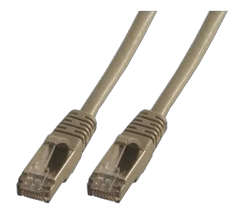 MCL Samar CAT6A F/UTP Patch cable - 50 cm Grey — vue 1