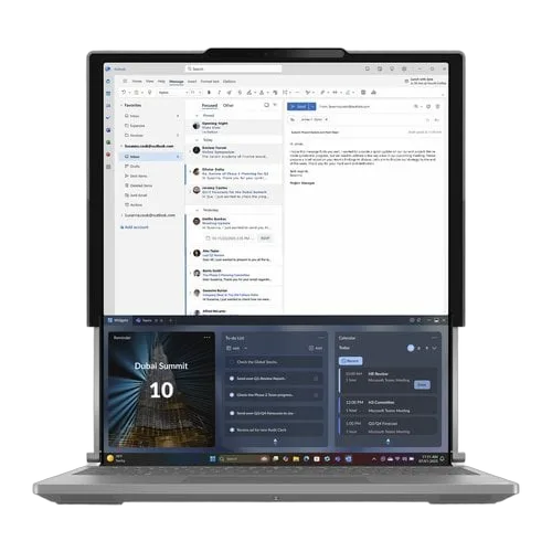 Lenovo ThinkBook Plus G6 Rollade - 14" OLED 120Hz U7 258V 32Go 1To W11P — vue 3