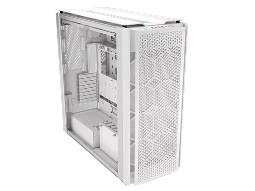 Corsair iCUE LINK 9000D RGB AIRFLOW Blanc- ST/SansAlim/ATX — vue 1