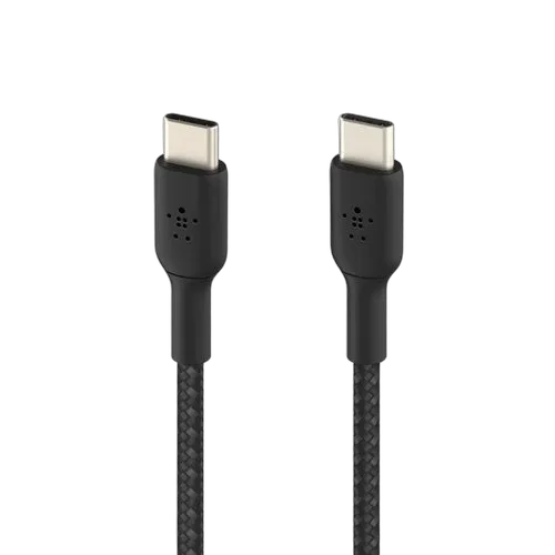 Belkin USB-C to USB-C Cable Braided 1M Black — vue 4