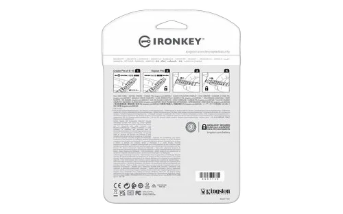 Kingston 64GB IRONKEY KEYPAD 200 AES-256 — vue 4