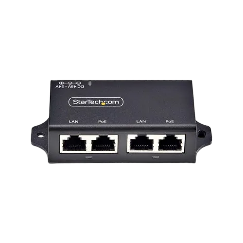 StarTech 2-PORT POE++ INJECTOR 30W - — vue 3