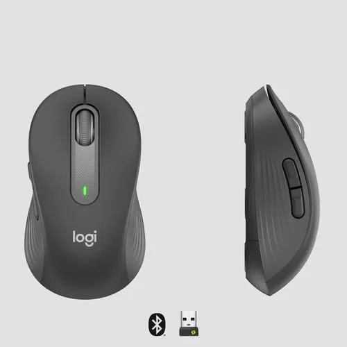 Logitech M650 Signature L - Graphite/Sans Fil — vue 4