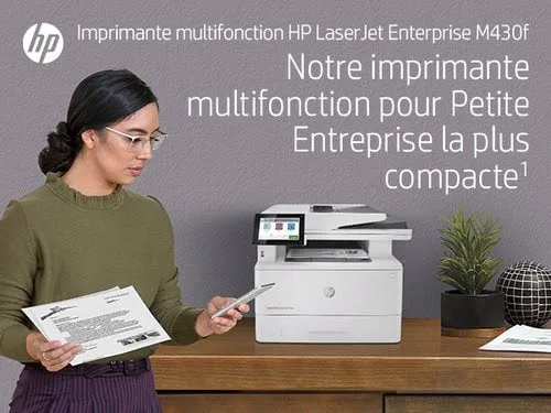 HP LaserJet Enterprise MFP M430f Printer (3PZ55A#B19) — vue 5