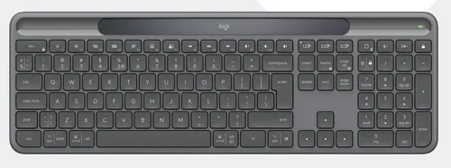 Logitech Signature Slim Solar+ K980 - Membrane - Sans-Fil - Noir