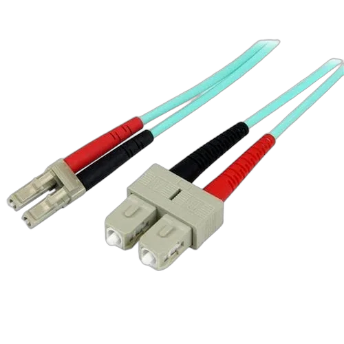 StarTech 2m 10 Gb Aqua Fiber Patch Cable LC/SC — vue 1