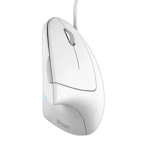 Trust VERTO WIRED ERGO MOUSE WHITE — vue 3