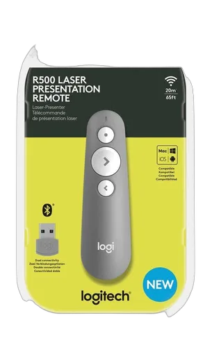 Logitech R500 Laser Presentation Remote Grey — vue 6