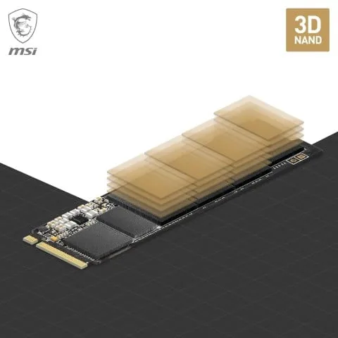 MSI SPATIUM M461 2To M.2 — vue 3