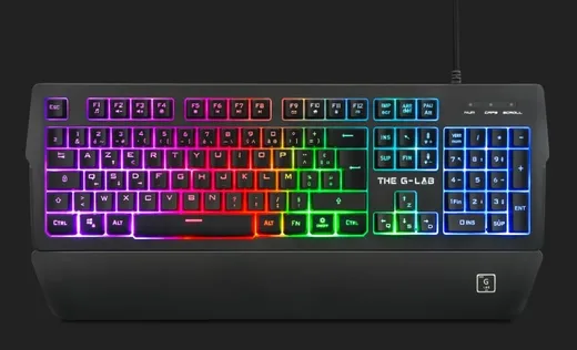 The G-LAB Keyz Palladium - Mécanique - Filaire - RGB - Noir — vue 3